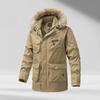 Мужская ветровка в корейском стиле Slim Fit с капюшоном - осень/зима, куртка средней длины, большой размер, повседневная мода