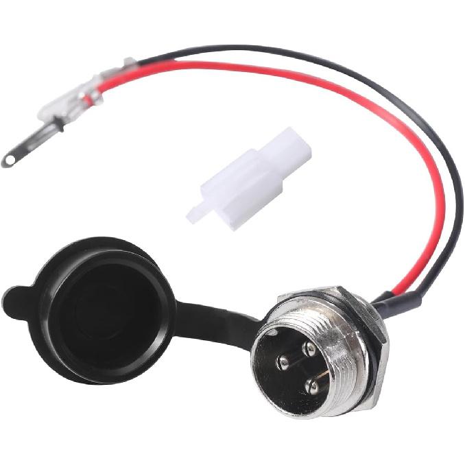 KAMIER 3 Pin Charger Port for Razor MX350 MX400 SX350 ZR350 Dirt Bike 4 Wheeler ATV Dirt Quad 500 Pocket Mod E325 E300 E300S E200 RX200 E200S E175