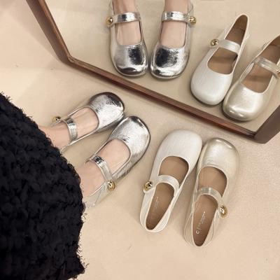 Женские туфли на мягкой подошве, новая модная темпераментная модель Мэри Джейн, маленькие кожаные туфли с юбками, туфли-дуду