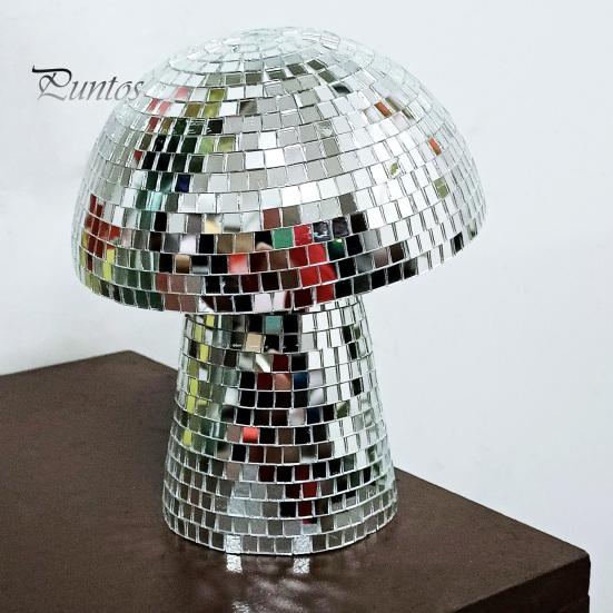 Диско-шар в виде гриба для вечеринки, блестящее зеркало, диско-шар, украшение, ретро-светоотражающая плитка для дискотеки, гриб, домашние бары, вечеринки, свадьбы, ночные клубы, орнамент