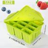 Popsicles Molds Set 12 Cavity Homemade Maker Ice Pop Mold Silicone Freezer Molds with 50 Popsicle Sticks 50 Popsicle Bags 50 Ties Funnel and Brush