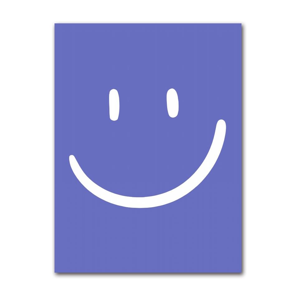 Canvas Painting Trendy Retro Wall Art Collage Dorm Room Decor Funky y Poster Floral Smile Purple Preppy Aesthetic Gallery