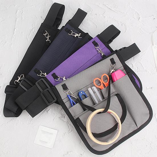 Поясная сумка для медсестры Несколько карманов Регулируемый ремень большой емкости для хранения инструментов Аварийные принадлежности Ножницы Парикмахерские инструменты Поясная сумка Вещи для медсестры