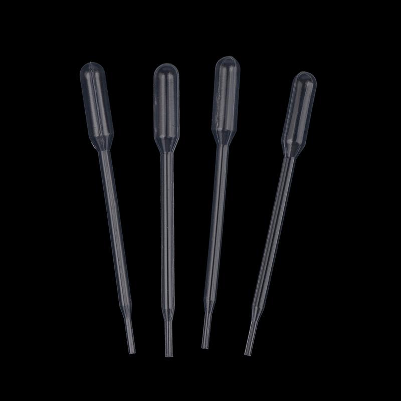 100 шт. пластиковые одноразовые пипетки 0,5 мл прозрачные пипетки-капельницы