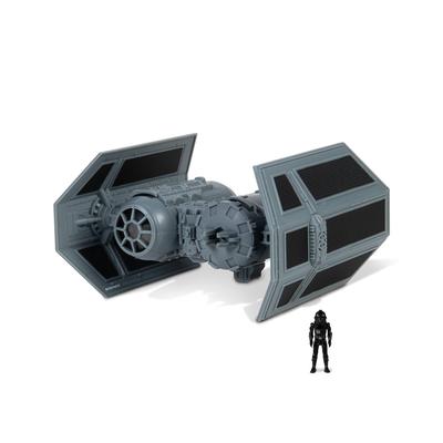 ЗВЁЗДНЫЕ ВОЙНЫ Micro Galaxy Squadrons Бомбардировщик СИД - 5-дюймовый транспорт класса Звёздный истребитель, 1-дюймовая микрофигурка пилота СИД в качестве аксессуара