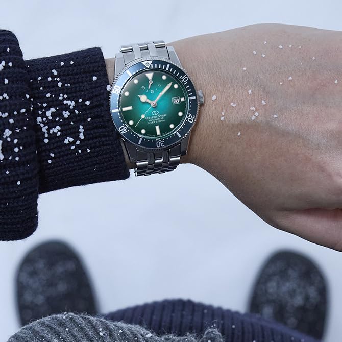 Orient Star M42 F6 Diver 1964 2nd Edition Automatic Made in 200m Scuba Diving Water Green Watch, Mechanical, Japan, 2-Year Manufacturer's Warranty
