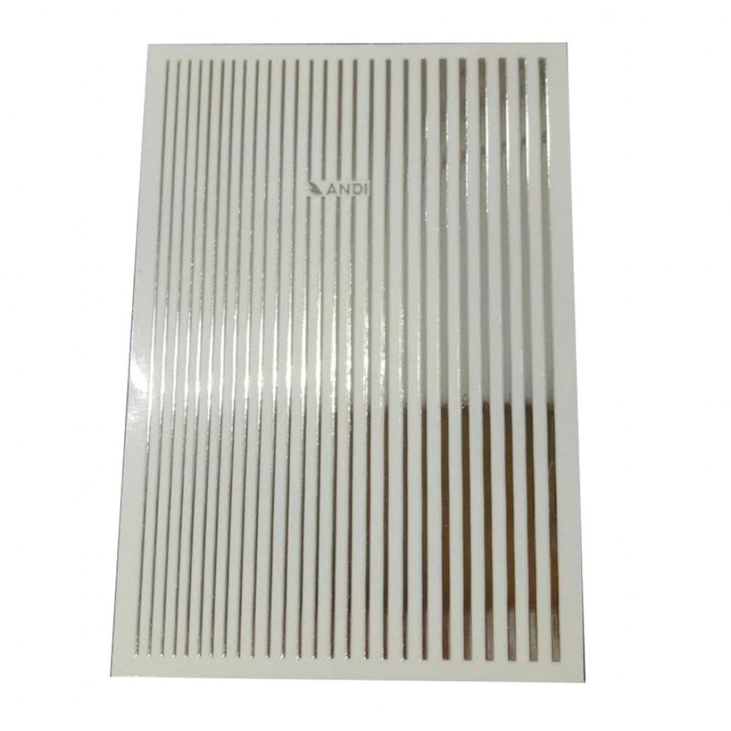 M&B House Waterproof 3D Nail Sticker Striping Tape Line DIY Foil Manicure Adhesive Decal