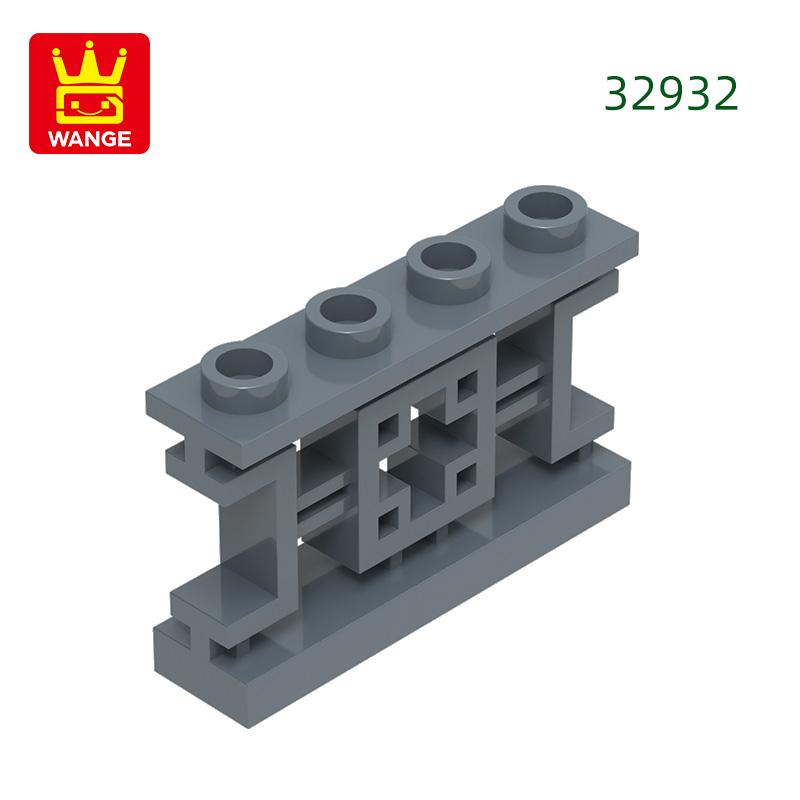 Нетоксичные 52 шт./лот 32932 Китайские Перила Строительные Блоки Moc Аксессуары для Дома Совместимы с Кирпичиками Детские Игрушки Подарочная Коробка