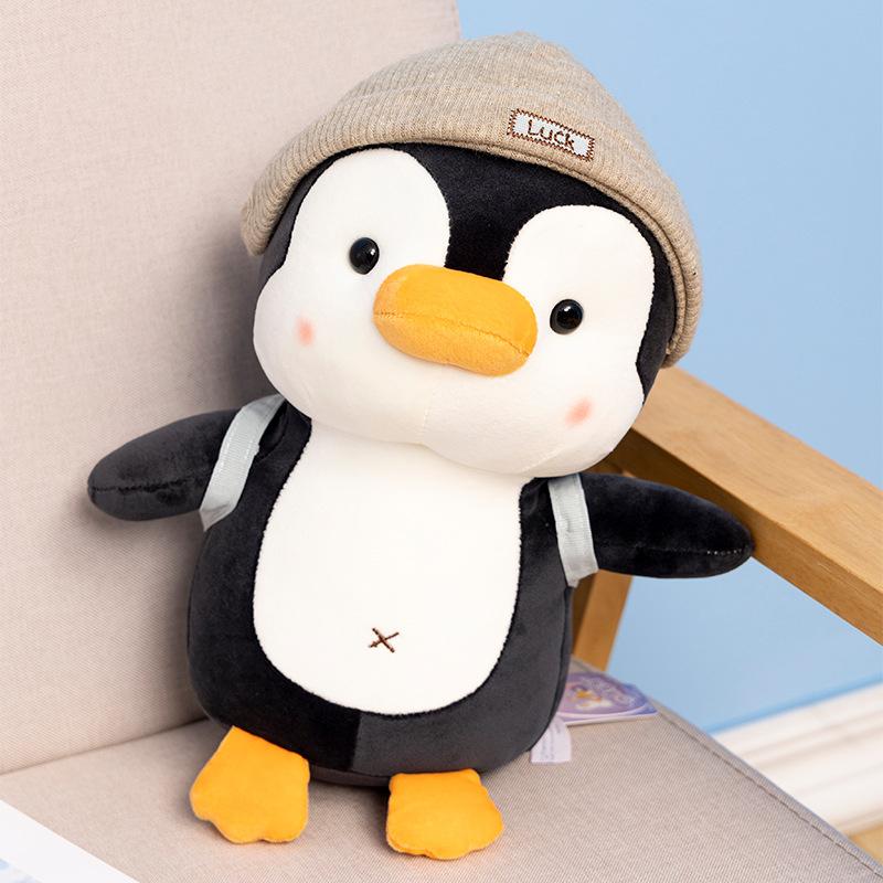 Мягкая игрушка Пингвин Плюшевая игрушка для девочек, мальчиков и малышей — пушистая мягкая игрушка для обнимашек и игр, Мягкая игрушка Пингвин Мягкая игрушка в подарок