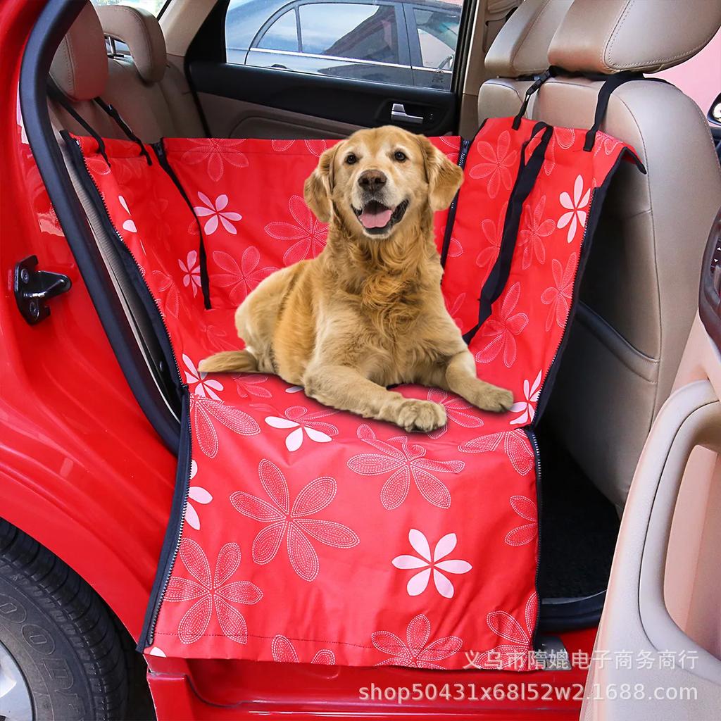 Водонепроницаемый двухслойный коврик для автомобиля для кошек и собак