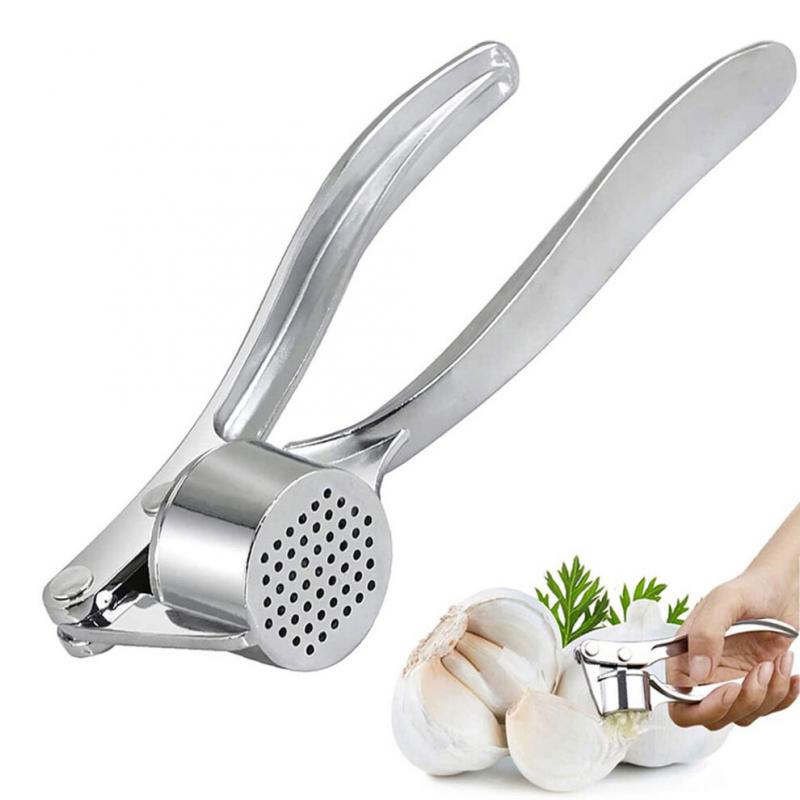 Garlic Press Crusher Handheld Ginger Mincer Tools