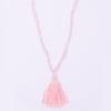 Natural Healing Classic Crystal Stone 108 Prayer Yoga Meditation Rose Quartz Beads Mala Necklace with Beaded Bracelet