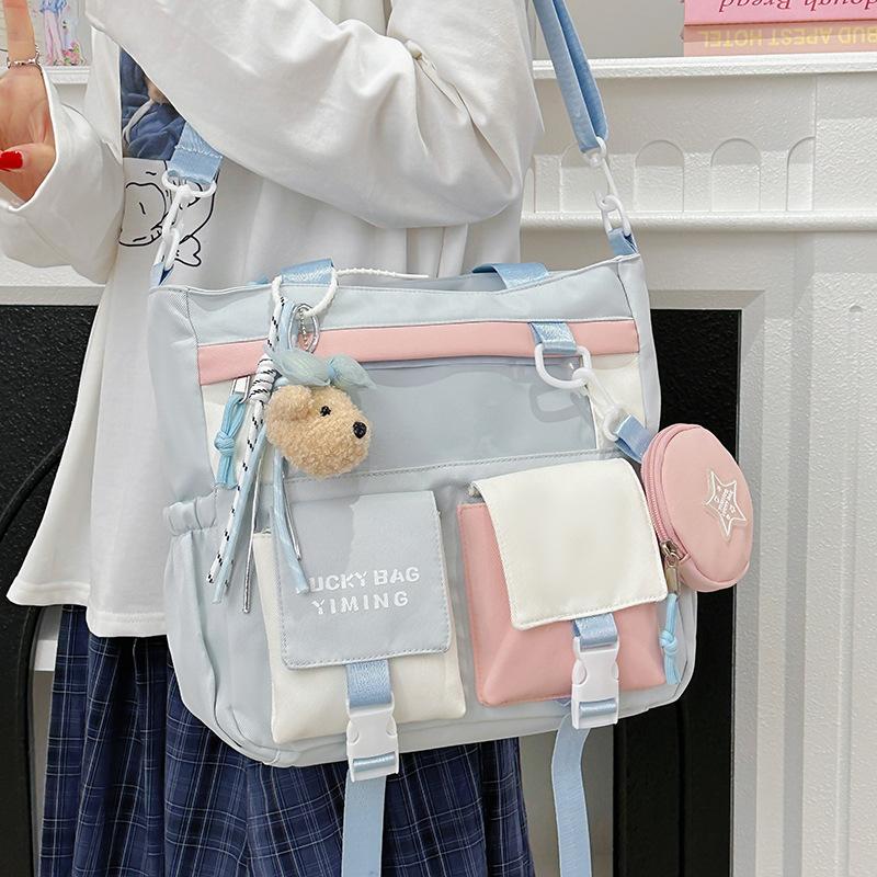 Новый Японский Сладкий и Милый Значок для Девочки DIY Ульчжан Сумка Ита Сумка Через Плечо Повседневная и Модная Сумка с Маленьким Кошельком для Монет