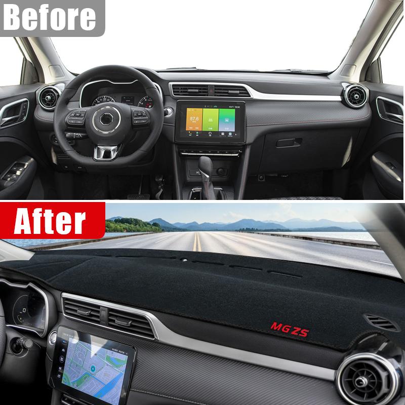 For MG ZS EZS EV 2017 2018 2019 2020 2021 2022 2025 2024 Car Dashboard Cover Dash Mat Sun Shade Non-slip Pad Accessories