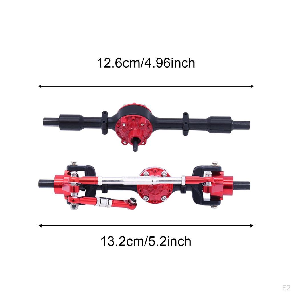 1/16 Front and Rear Axle Set Accessory Hobby Car DIY Accs for C14 B36 C24