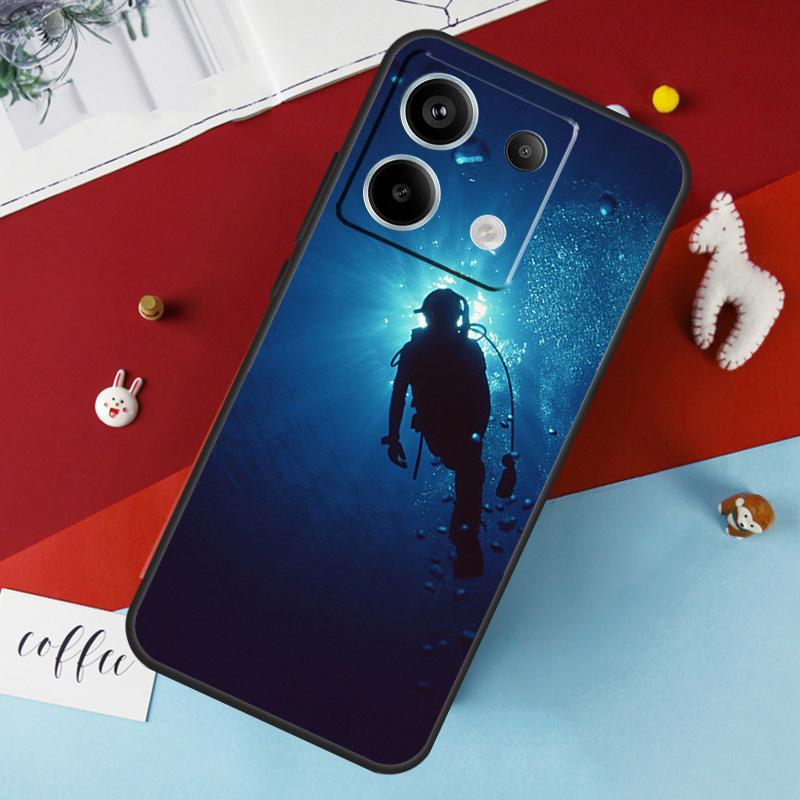 Чехол для подводного плавания для Xiaomi Redmi Note 13 12 10 8 9 11 Pro 12S 10S 11S Redmi 13C 10A 10C 9C 12C