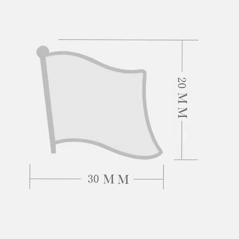 Булавки с украинским флагом из сплава, брошь с флагом, значок в память о путешествии, покажите свою поддержку Украине