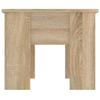 Coffee Table Sonoma Oak 79x49x41 cm Engineered Wood