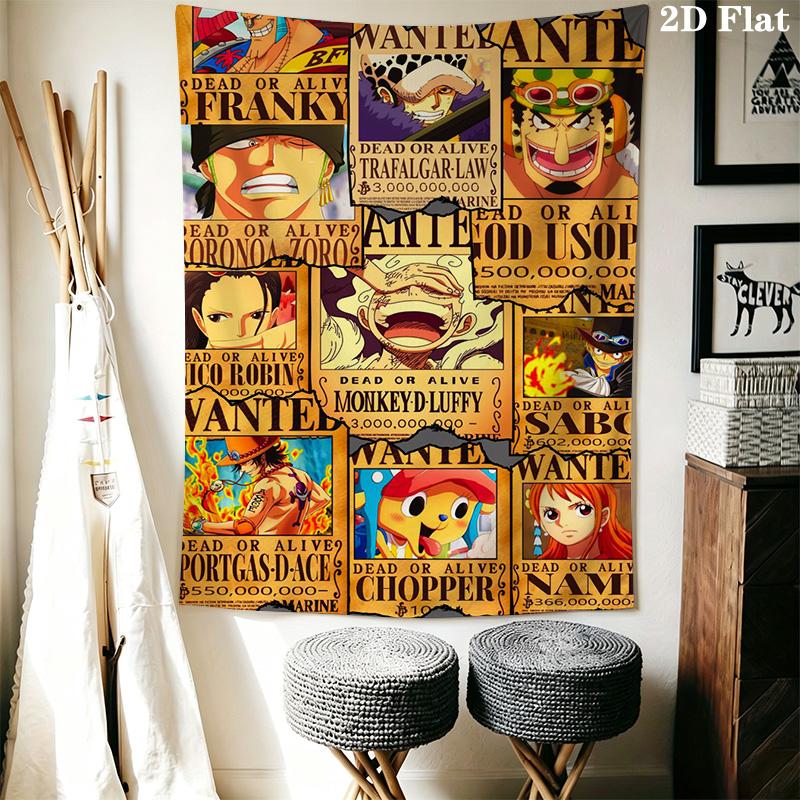 One Piece Tapestry Wall Tapestry Background Cloth Fashion Print Work Of Art Wall Decoration Soft