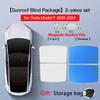 cfseh5 2026 For Tesla Model Y Juniper Sunshade Magnetic Suction Clip Sunroof honeycomb Sunshades Model 3 Highland Skylight Accessory