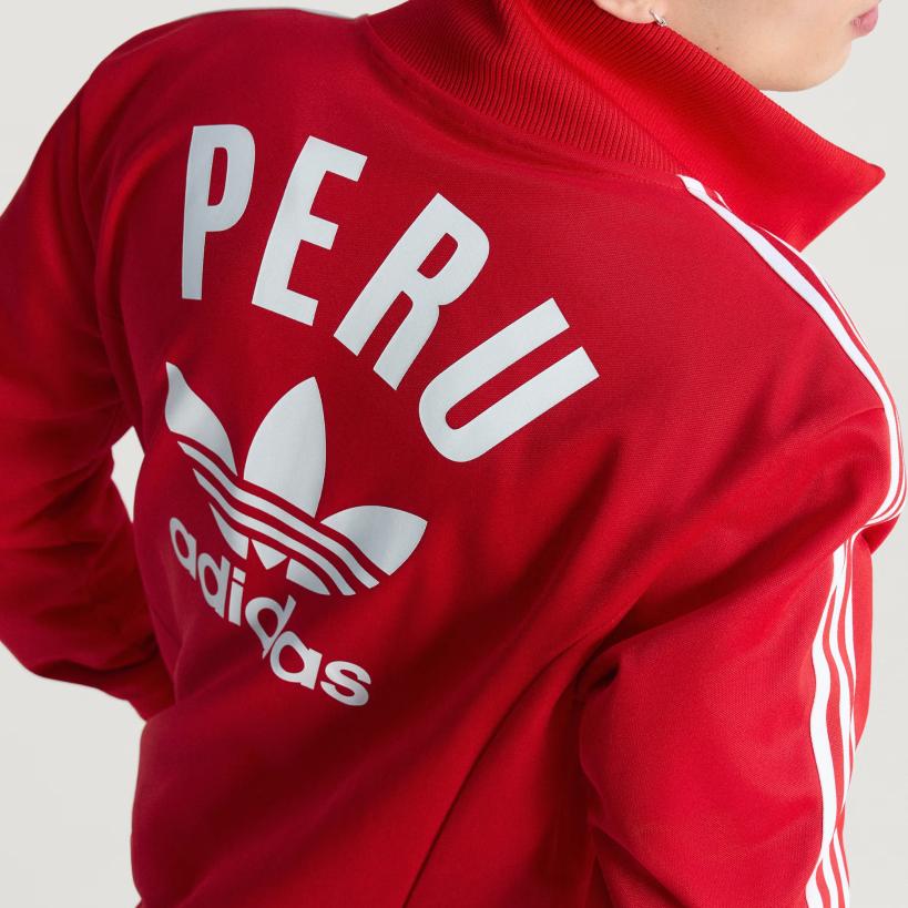 Adidas Originals Full Zip Funnel Neck Long Sleeve Slim Fit Jacket Unisex jackets JM7309