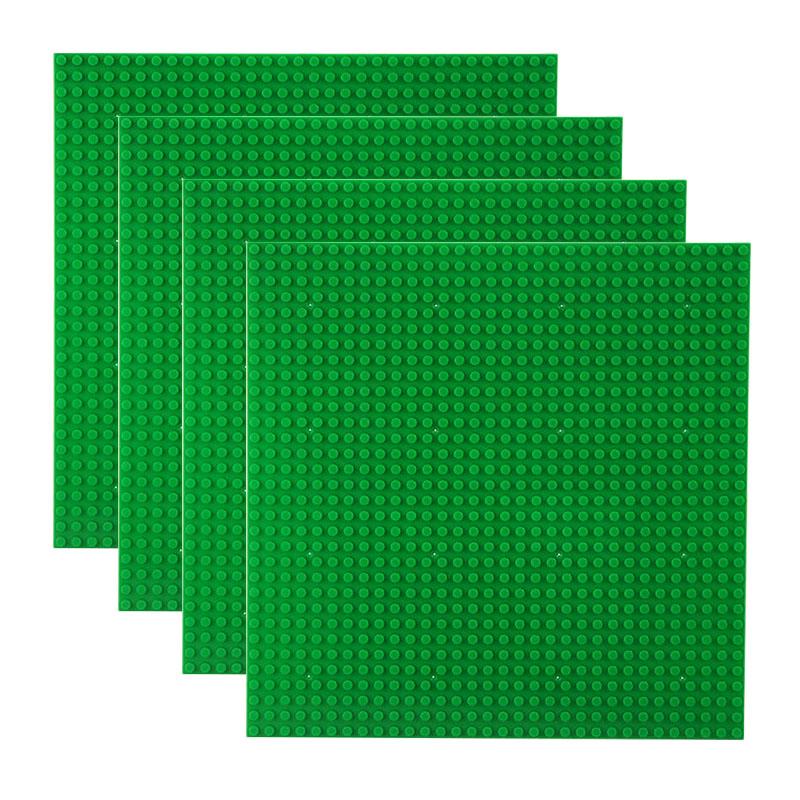 4 шт. Базовых пластины 32x32 Точек Классические BasePlates Блоки Пластиковые Строительные Кирпичики Сборка Совместимый Бренд MOC Friends City