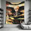 Bleach Wall Tapestry Aesthetic Wall Hanging Printed Fabric Blanket Decorative Tapestries for Bedroom Living Room Home Decor