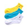 POLO RALPH LAUREN Унисекс Короткие Носки Набор из 3 пар Подошва Махровая Поддержка Свода Стопы 27-29 см Белый Синий Железный Синий