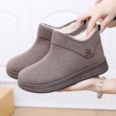 Зимние новые женские бархатные ретро низкие короткие ботинки женские хлопковые туфли утолщенные теплые зимние ботинки пекинские тканевые туфли женские