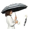 SUGITA Lightweight Folding Umbrella for Rain UV Light Sun Lace Bamboo Short 27390BK Women, Parasol, Umbrella, 99.9% Protection, 99.99% Blocking,