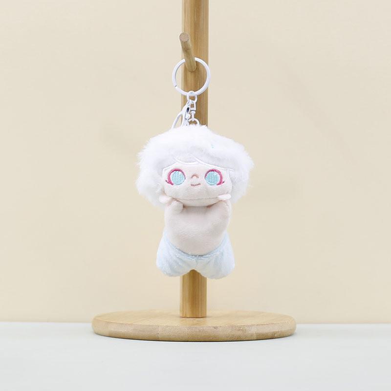 Soft And Cuddly Cotton Doll Plush Keychain Cute Handcrafted Toy Perfect For Girls