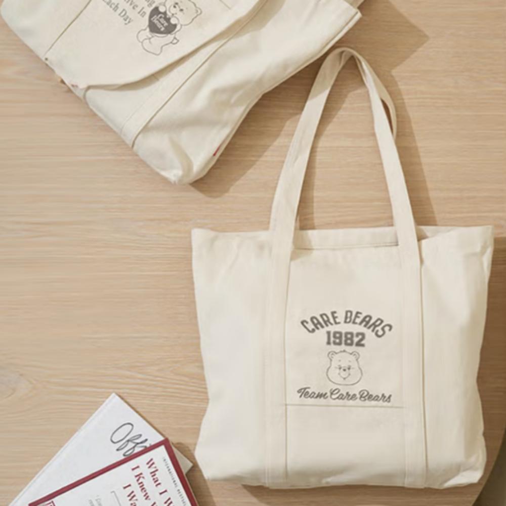 Эко-сумка карманного размера с Мишкой-заботой