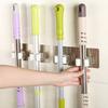 Home Wall Mounted Mop Organizer Holder Brush Broom Hanger Storage Rack Kitchen Tool ARI