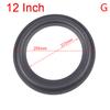 3-12 Inch Speaker Surround Rubber Woofer Edge Ring Foam Audio Repair
