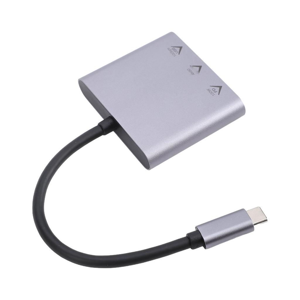 USB-C концентратор 3 в 1 Мультипортовый адаптер 4K HD Мультимедийный интерфейс Порт PD100W Порт USB3.2 Порт OTG Тип C Док-станция для