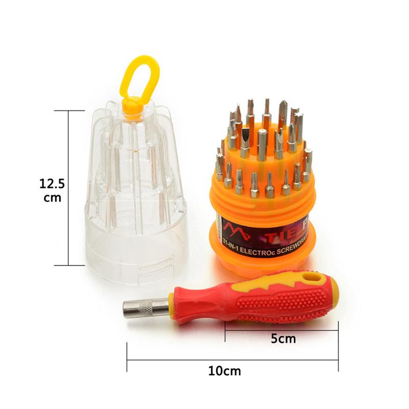 31 PCS Multi-Function Combination Screwdriver Set Home Repair Y-Shaped Cross Word Plum Type Hexagonal Star Shape Rice Word