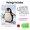 Pearl penguin painting kit painting art handmade diy home decoration painting