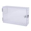 Clear Thermostat Lock Box with Key Maintaining Temperature Precise High Visible Universal Fit Thermostat Cover Guard