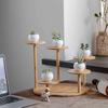 Tabletop Plant Stand Bamboo 5 Tier Flowerpot Stand Desk Window Sill Indoor Display Shelf for Corner Living Room Plants Decorations Figurines