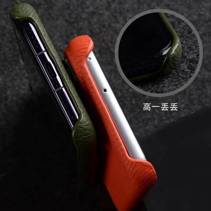 Премиальный кожаный чехол Melkco из коровьей кожи для Huawei Pura 90 Pro Max Pura 80 Pro Plus P70 Ultra P60 Art Крышка-защита металлической линзы