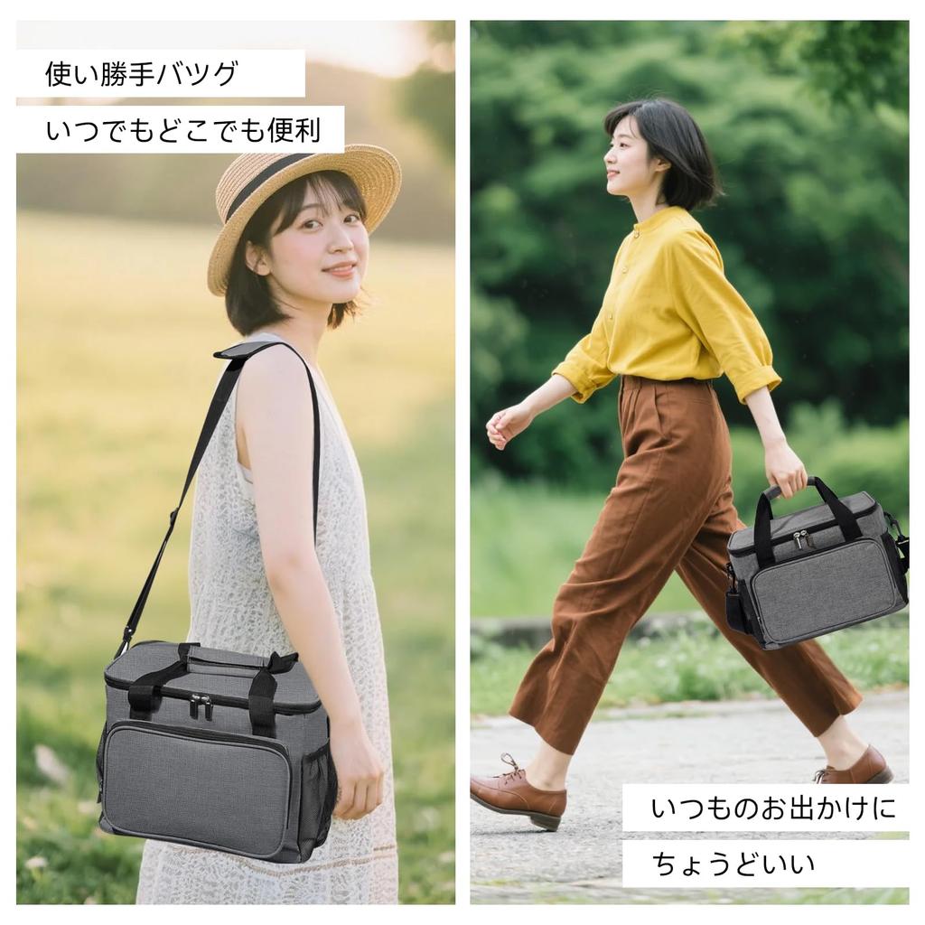 Medium-sized 15L cooler box, foldable and wear-resistant, with 5-layer insulation for cold and warmth, waterproof, lightweight, and leak-proof.