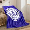 Carluke Rovers Football Logo for all seasons blanket lunch break throw gift