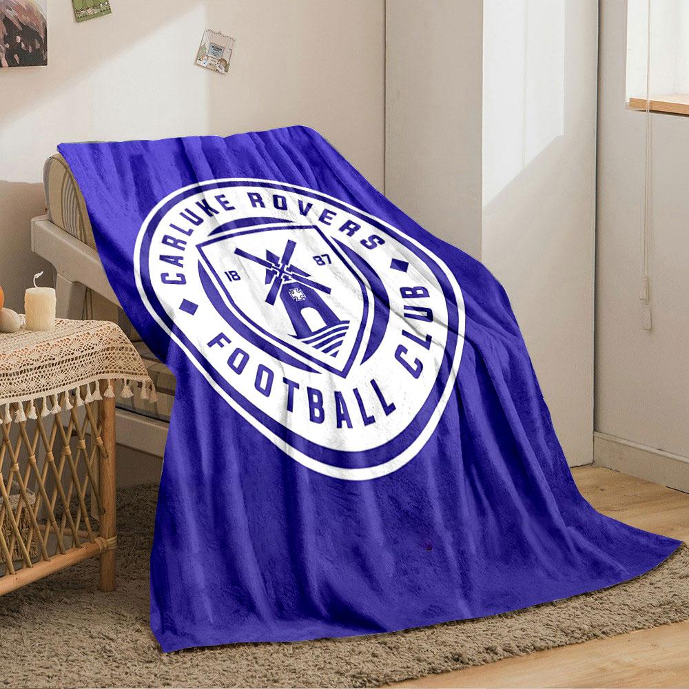 Carluke Rovers Football Logo for all seasons blanket lunch break throw gift