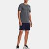 Under Armour UA Unstoppable Logo Print Drawstring Mid Rise Sports Shorts Men Shorts Navy-Blue 1370378-410