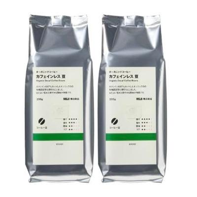 Оптовая покупка Органический кофе без кофеина Muji, зерна 200 г x 2 пакета