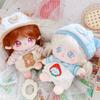 Bear Hat Cotton Doll Clothes Set Dress Up Plush Dolls Clothes Cotton Doll Suit Children's Gift