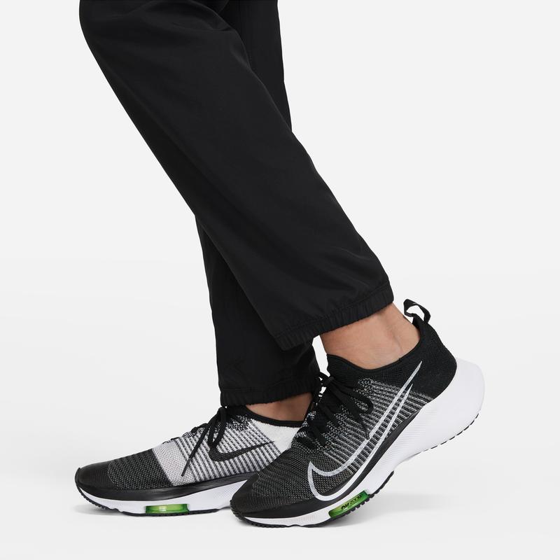 Nike Kids Logo Solid Color Elastic Waist Knitted Sports Pants Kids Bottoms Black DD5056-010