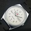 JAPAN VINTAGE REFURBISHED SEIKO 5 AUTOMATIC 6309A MENS WHITE WATCH a442609-1