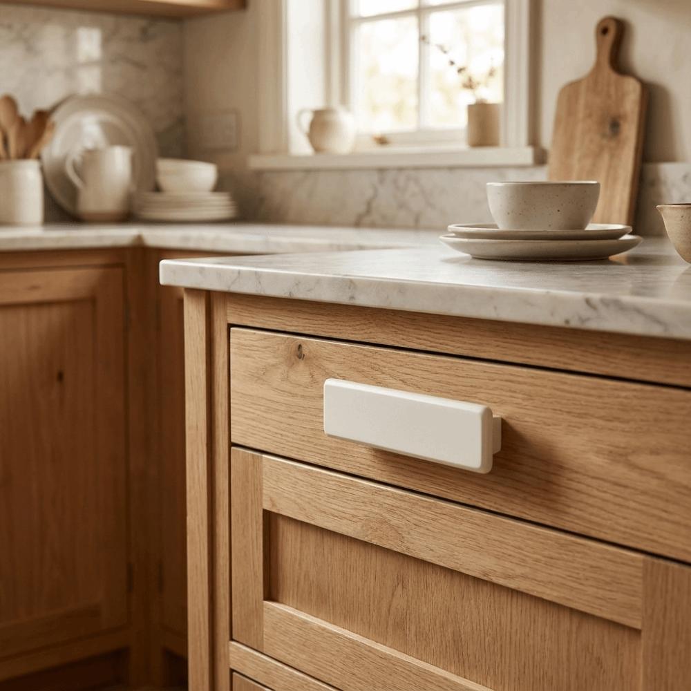 Single-Hole Wardrobe Door Handle Solid Wood Cabinet Door Drawer Handle Household Furniture