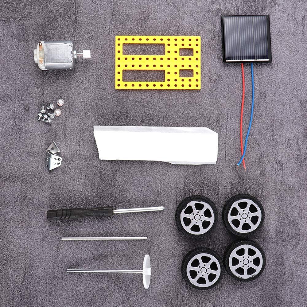 Children Science Experiment Energy Solar Powered Toy Solar Car Toys Car Robot Kit Set DIY Assembled